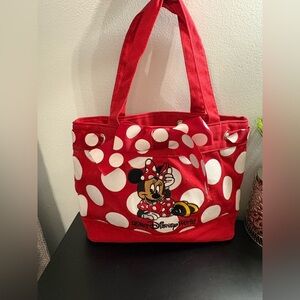 Disney Minnie Mouse Red and White Tote